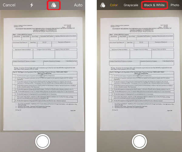 Scanner un document avec un iPhone