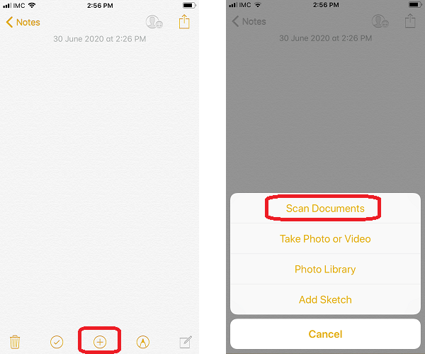 How to use iPhone built-in document scanner to scan your fax? - Snapfax