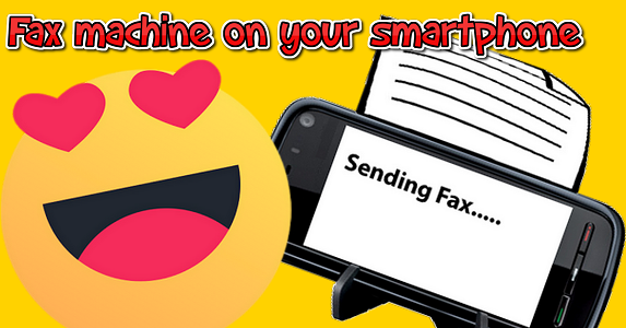 Fax machine on your smartphone