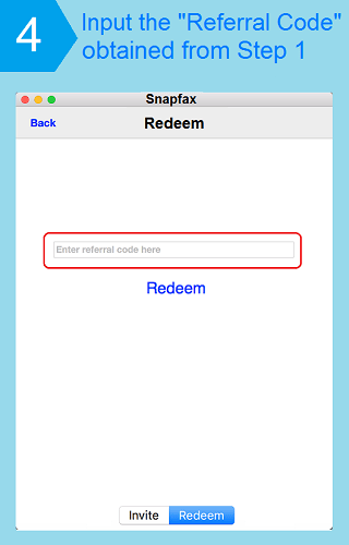 Input Referral Code